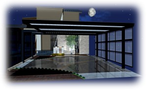 ライトアップパース