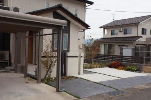 アプローチ スタンプコンクリート