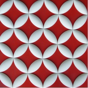 タイル　フラワーサークル